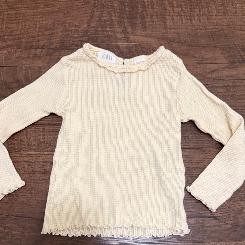 Zara Beige Long Sleeve